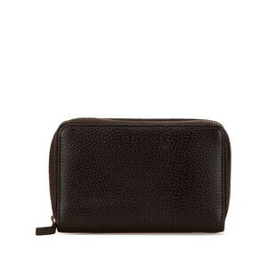 Gucci Zip Around Bifold Wallet Brown Leather